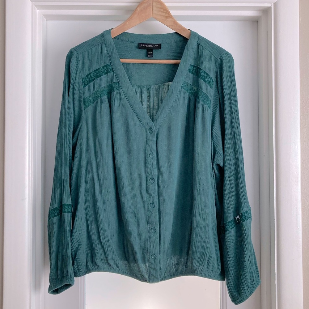 Lane Bryant Crop Blouse Size 18/20